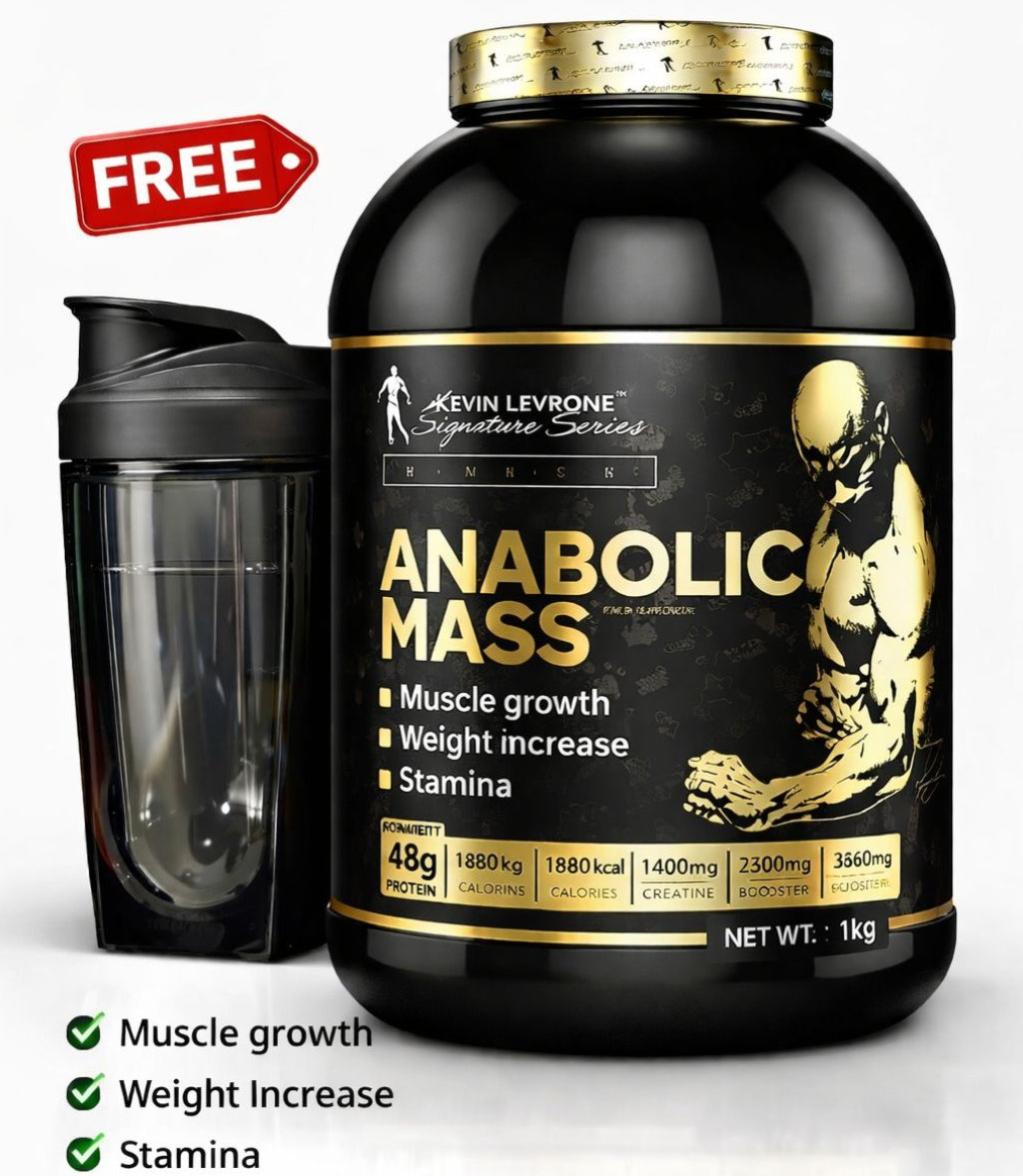 ANABOLIC MASS GAINER 1 KG WITH SHAKER