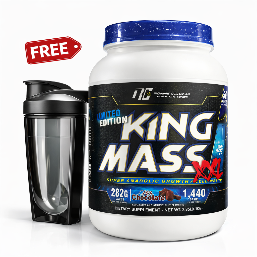 King Mass XXL Gainer WITH SHAKER (2.85 LBS)