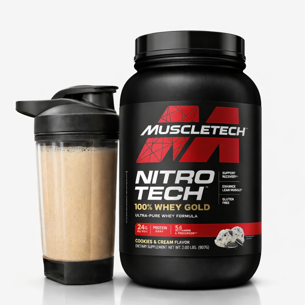 NitroTech 100% Whey Gold 30 servings By MuscleTech