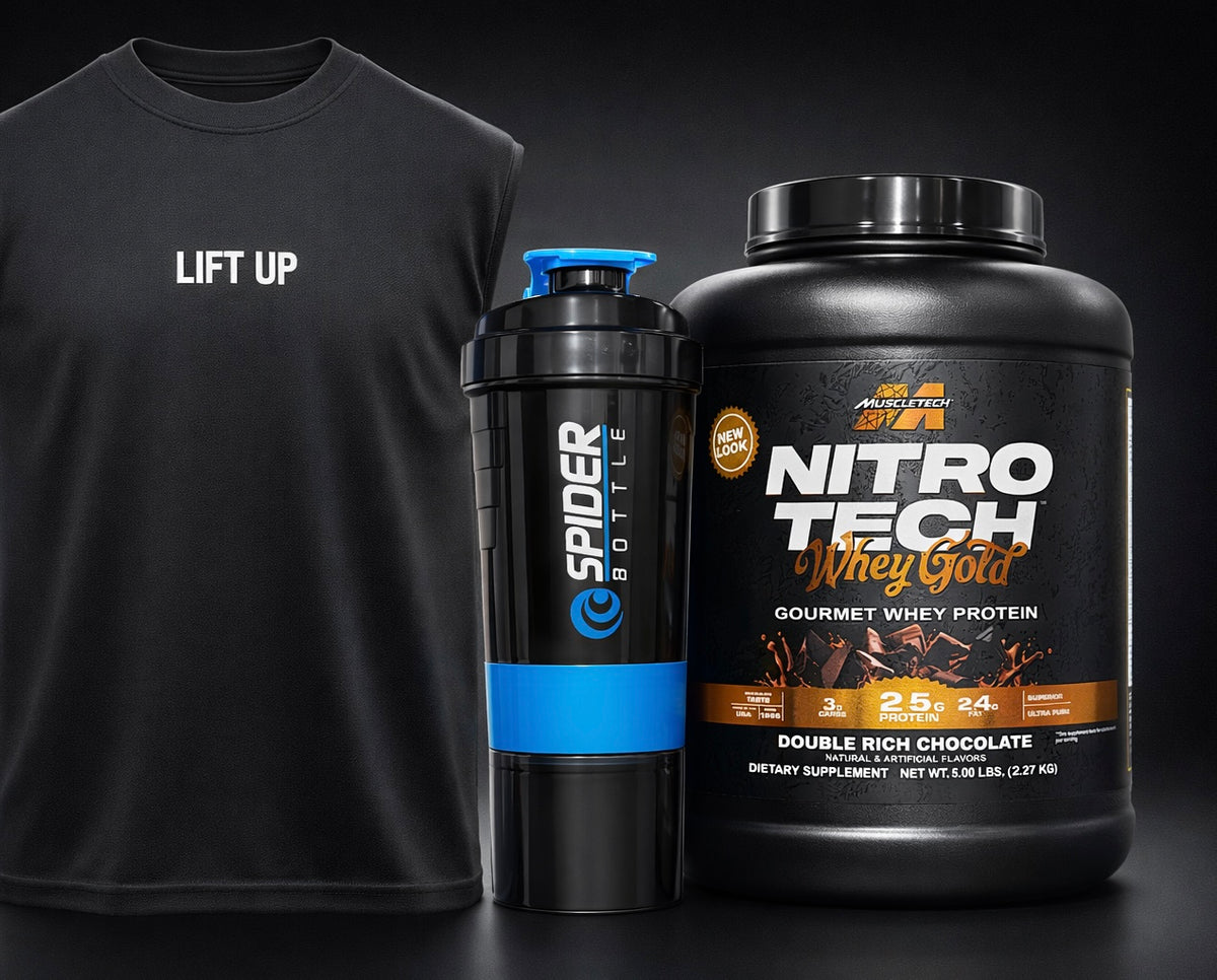 Nitro-Tech™ Whey Gold Gourmet Whey Protein 5 LBS WITH SHAKER & SHIRT